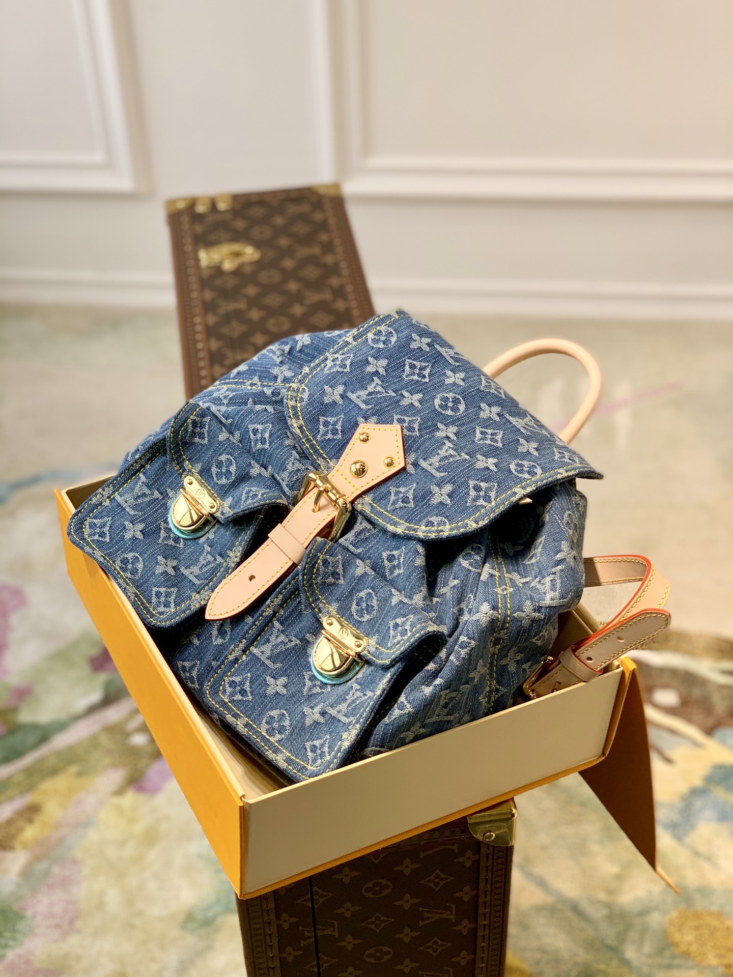 Louis Vuitton Vintage M44460 Backpack-19x30x28CM