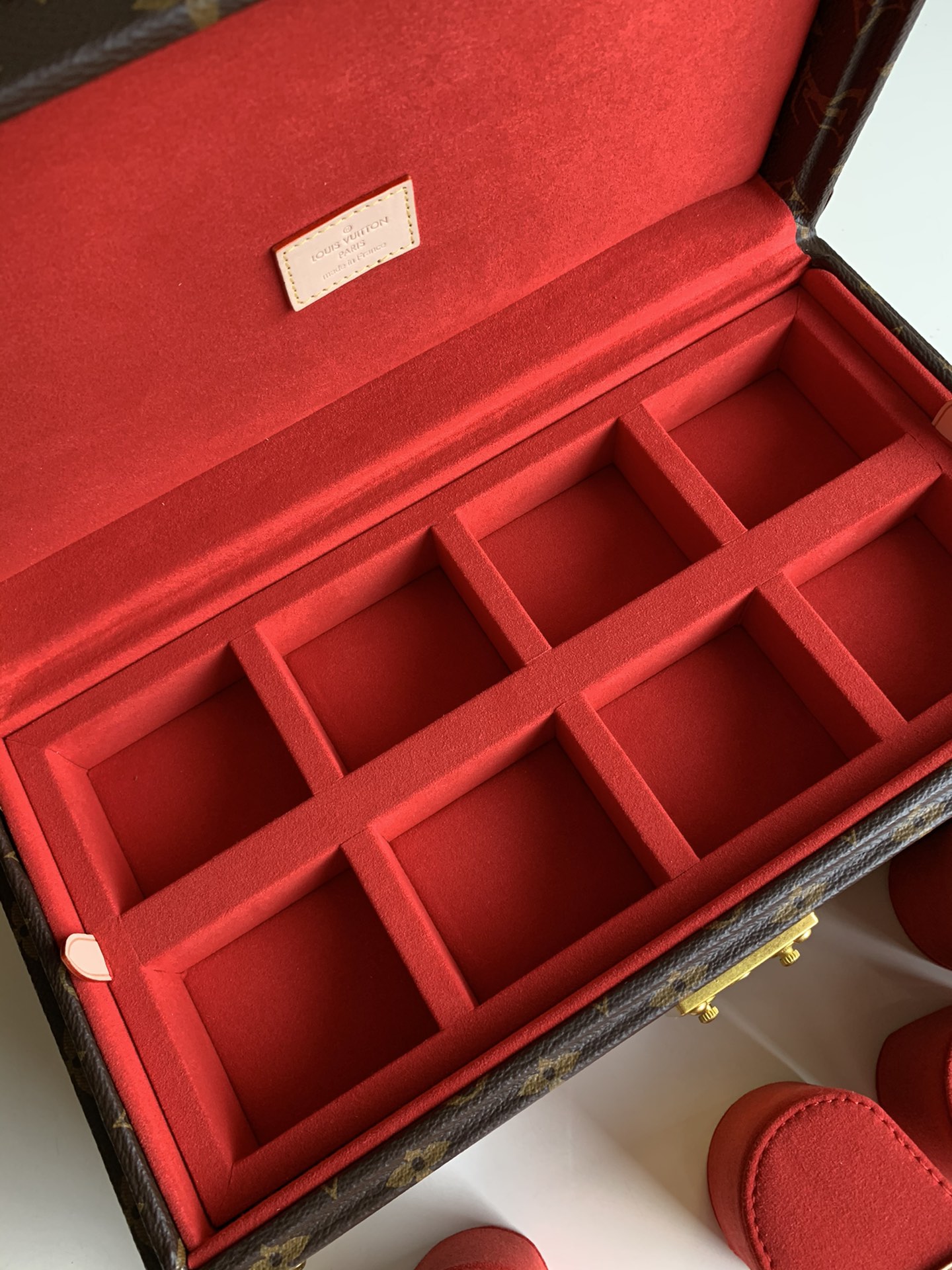 Louis Vuitton M20039 Watch Box-34x13x18CM Louis Vuitton M20039 Watch Box-34x13x18CM