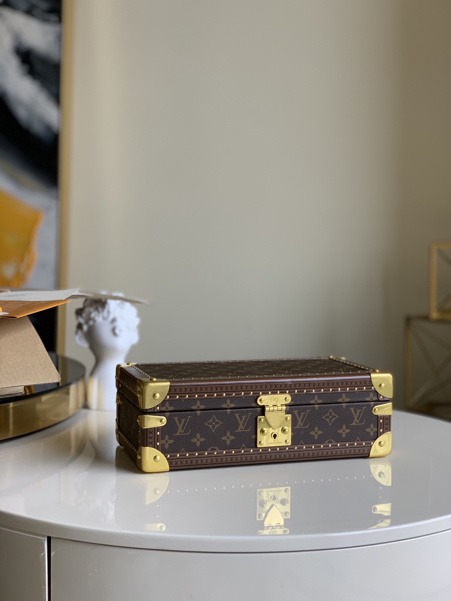 Louis Vuitton M20039 Watch Box-34x13x18CM Louis Vuitton M20039 Watch Box-34x13x18CM