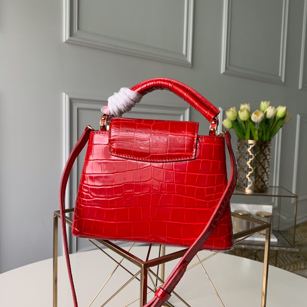 Louis Vuitton Mini Capucines Handlebag-21*14*8CM