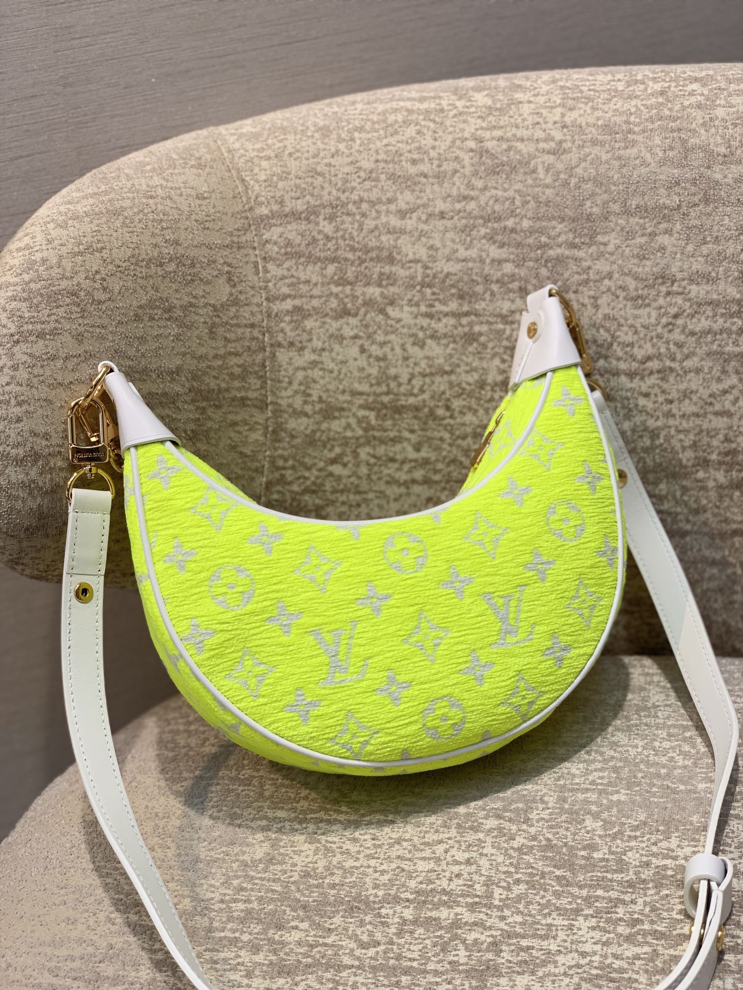 Louis Vuitton Loop Handbags-M810981-23*13*6CM