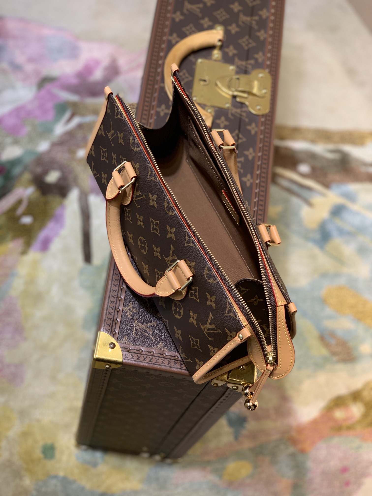 Louis Vuitton Popincourt Haut Vntage Tote-M40009-30×13.5x13CM