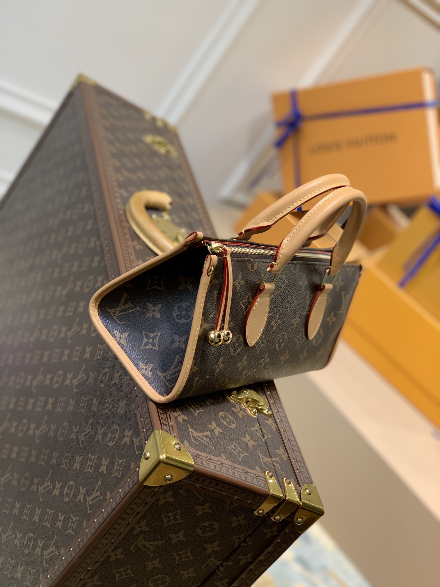 Louis Vuitton Popincourt Haut Vntage Tote-M40009-30×13.5x13CM