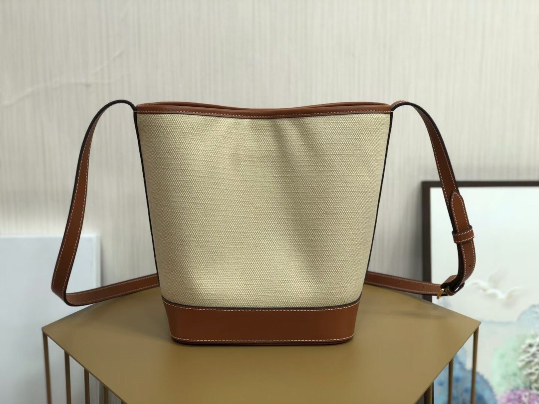 Celina Cuir Bucket-30×22×13CM