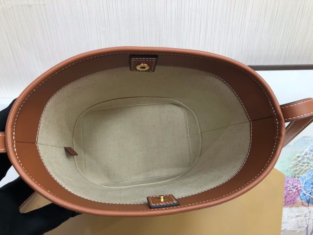 Celina Cuir Bucket-30×22×13CM