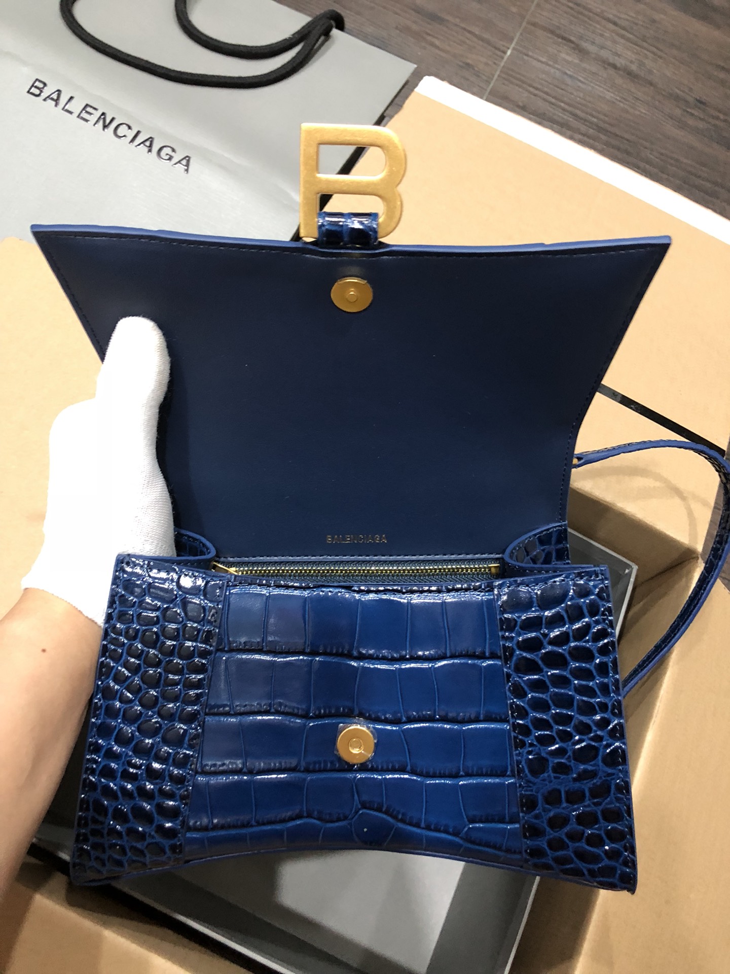 Balenciaga Hourglass Bag-23x10x24CM