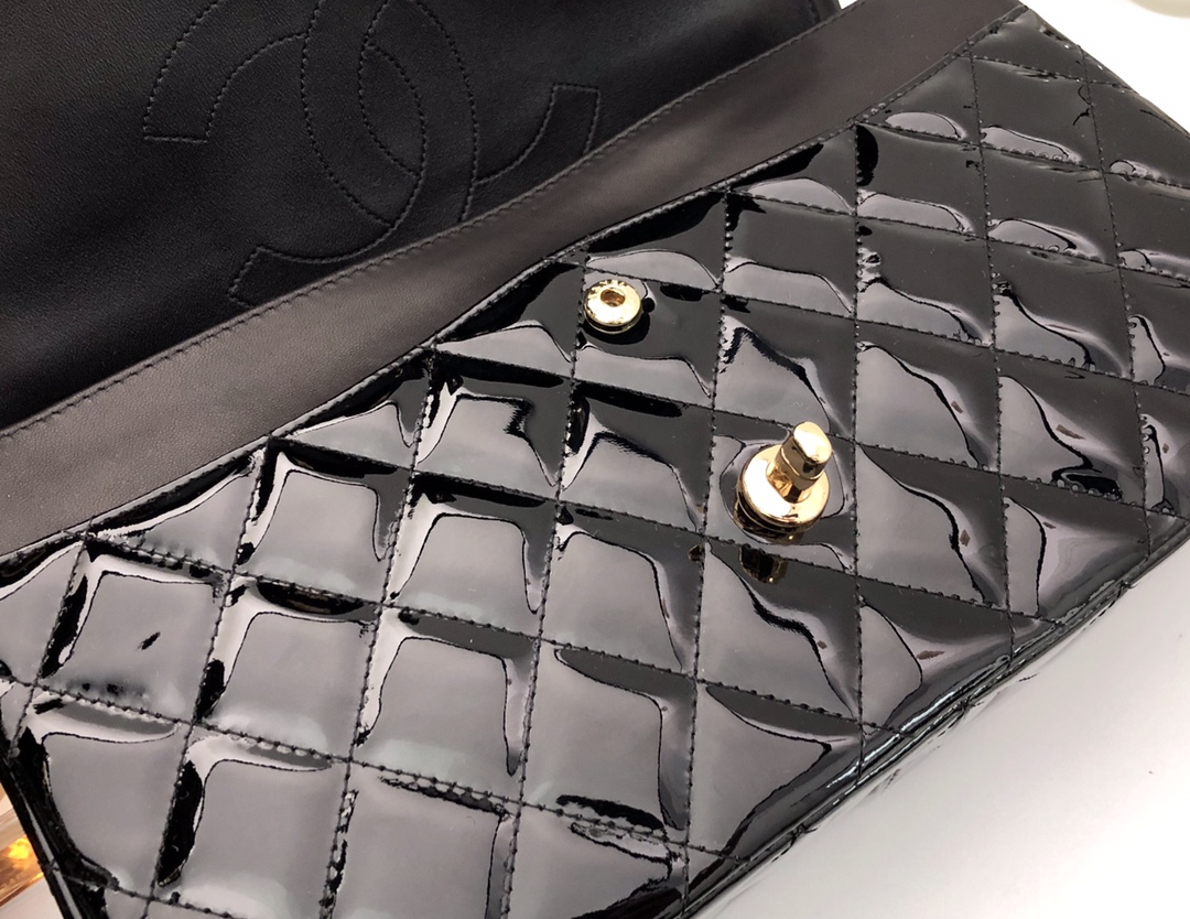 Ch@nel Flap Bag-Gold Hardware-30CM Ch@nel Flap Bag-Gold Hardware-30CM