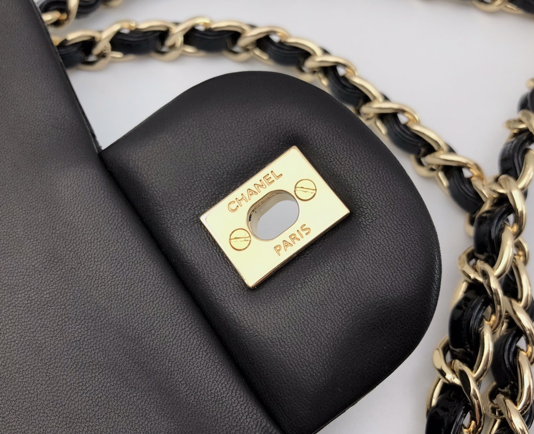 Ch@nel Flap Bag-Gold Hardware-30CM Ch@nel Flap Bag-Gold Hardware-30CM