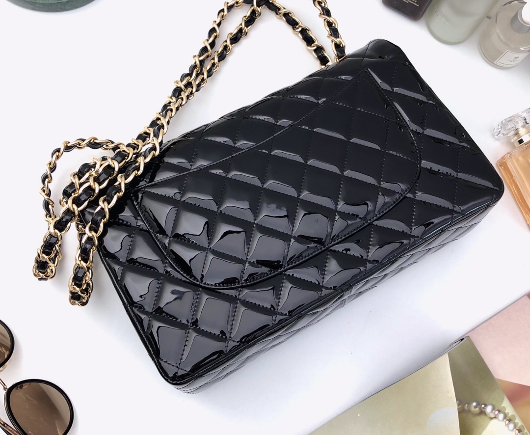 Ch@nel Flap Bag-Gold Hardware-30CM Ch@nel Flap Bag-Gold Hardware-30CM