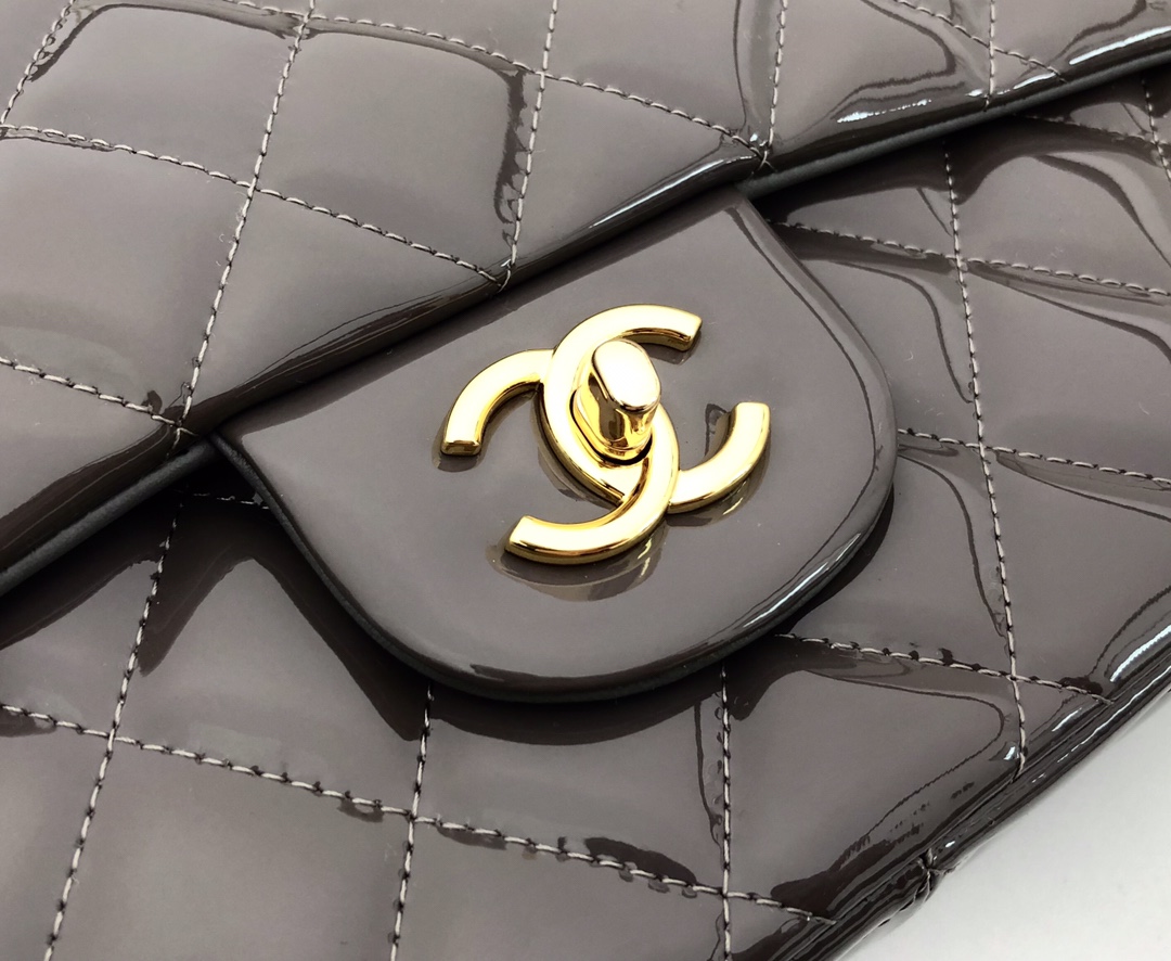 Ch@nel Flap Bag-Gold Hardware-30CM Ch@nel Flap Bag-Gold Hardware-30CM