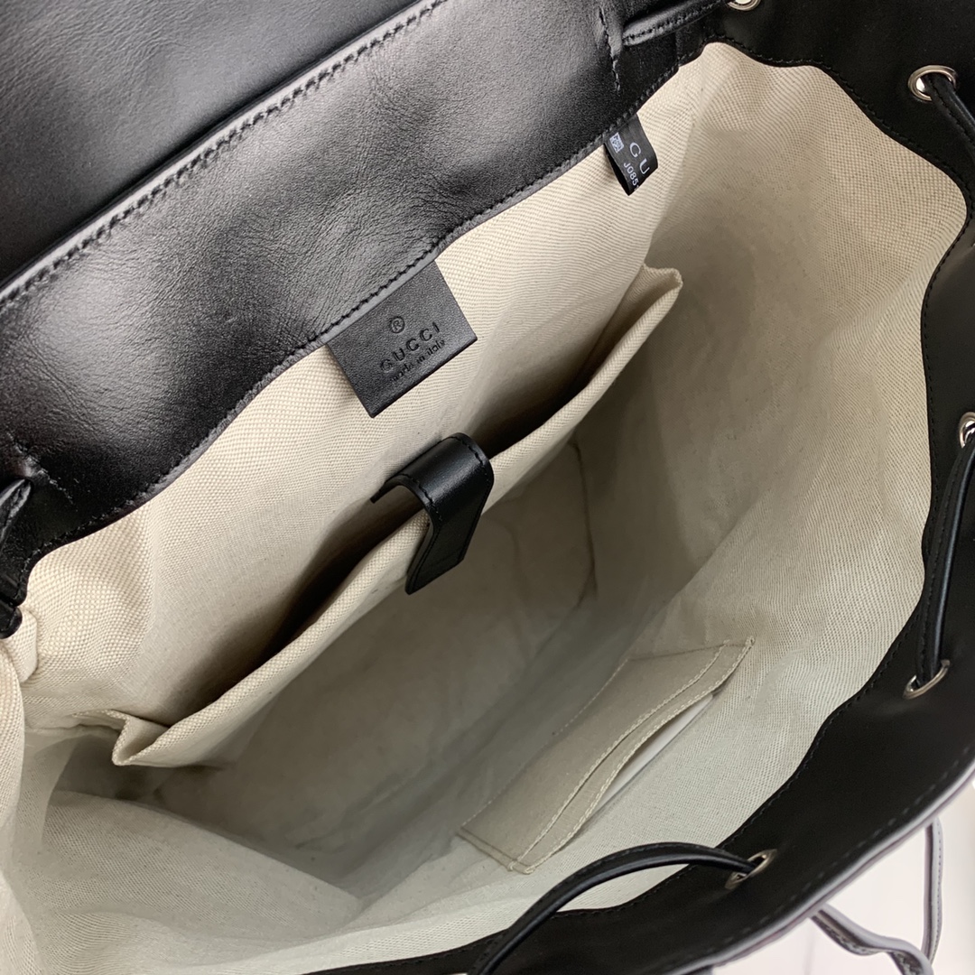 Gucci GG Embossed Backpack-34*41*12 Gucci GG Embossed Backpack-34*41*12