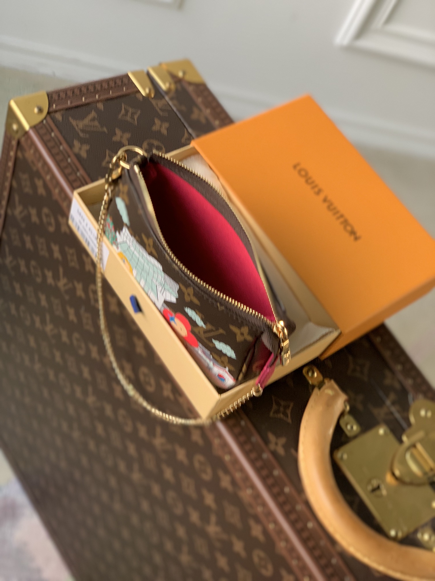 Louis Vuitton Mini Pochette Accessoires-15*9.5*3CM