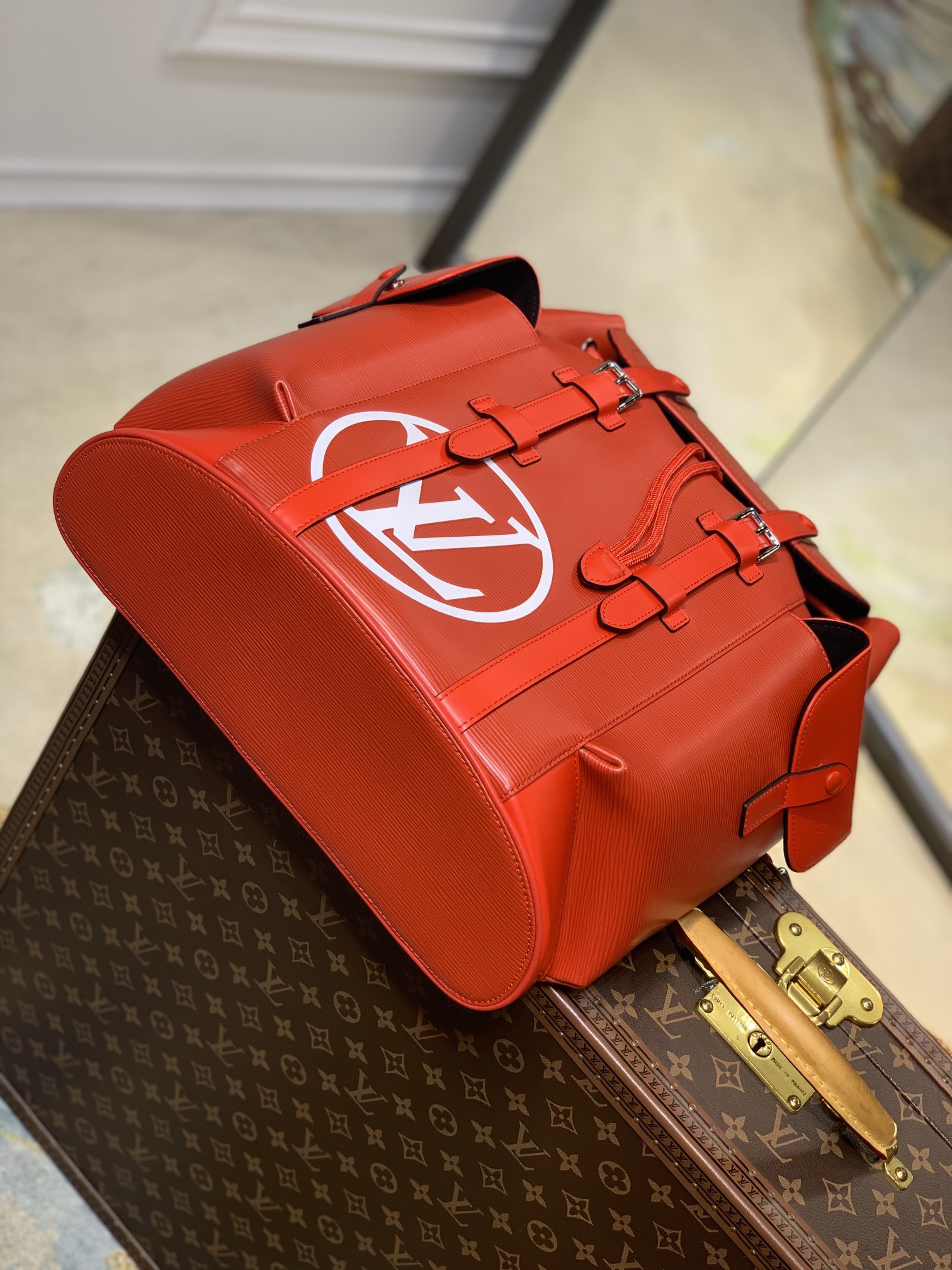 Louis Vuitton SupremeBackpack-M41379-34*13*47CM