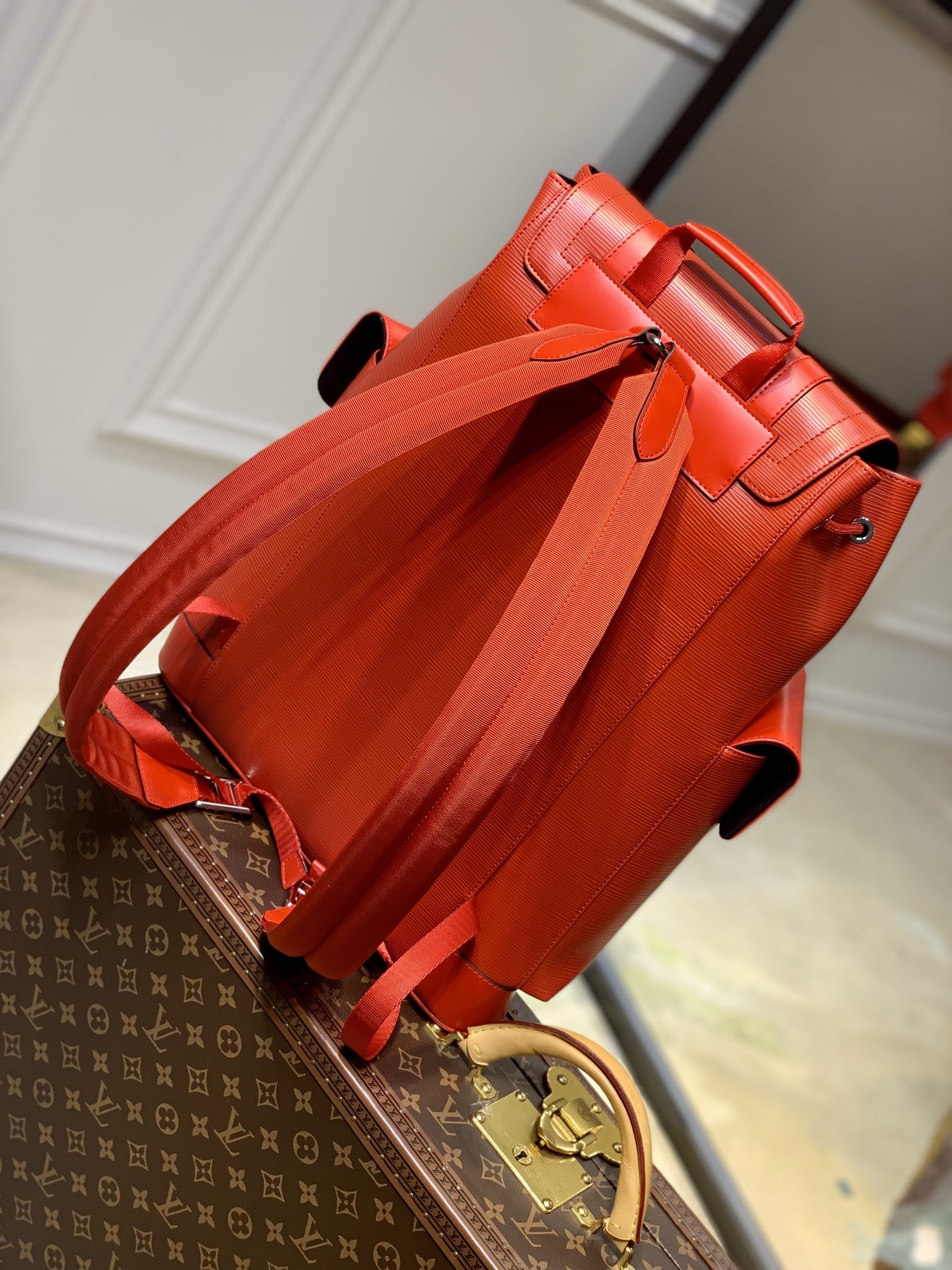 Louis Vuitton SupremeBackpack-M41379-34*13*47CM
