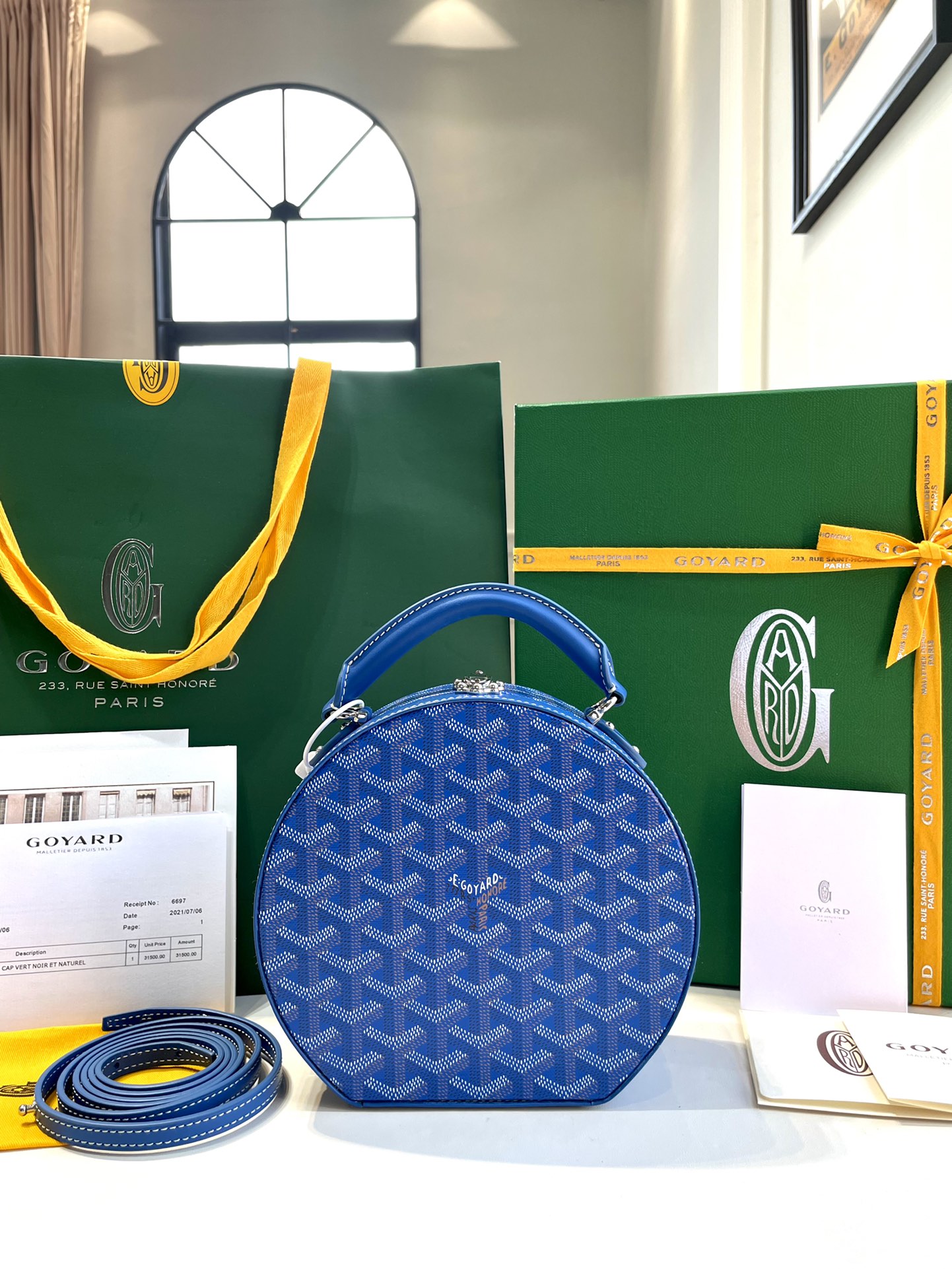 Goyard Jetblack Bag-16.5*7*18CM