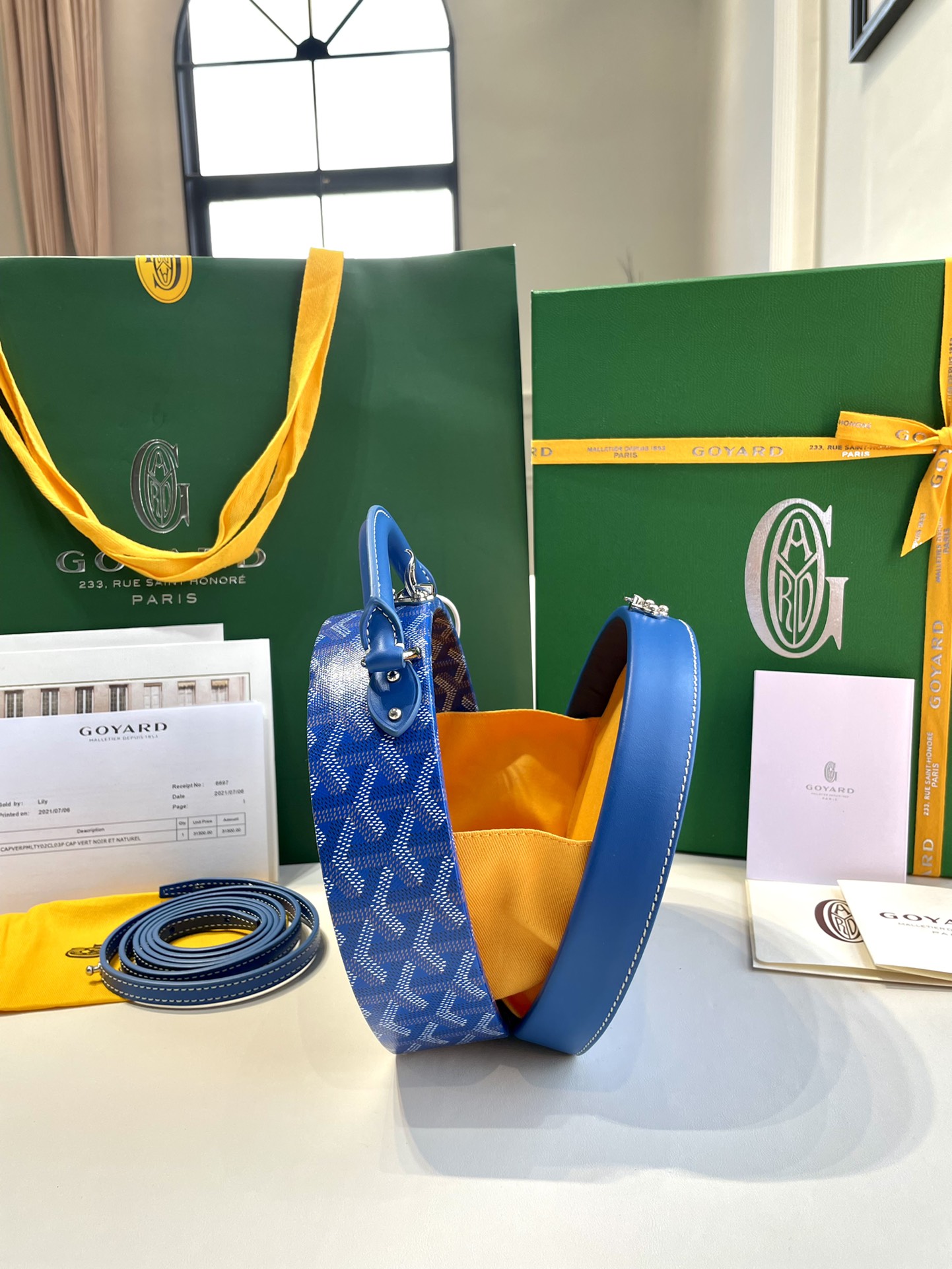 Goyard Jetblack Bag-16.5*7*18CM