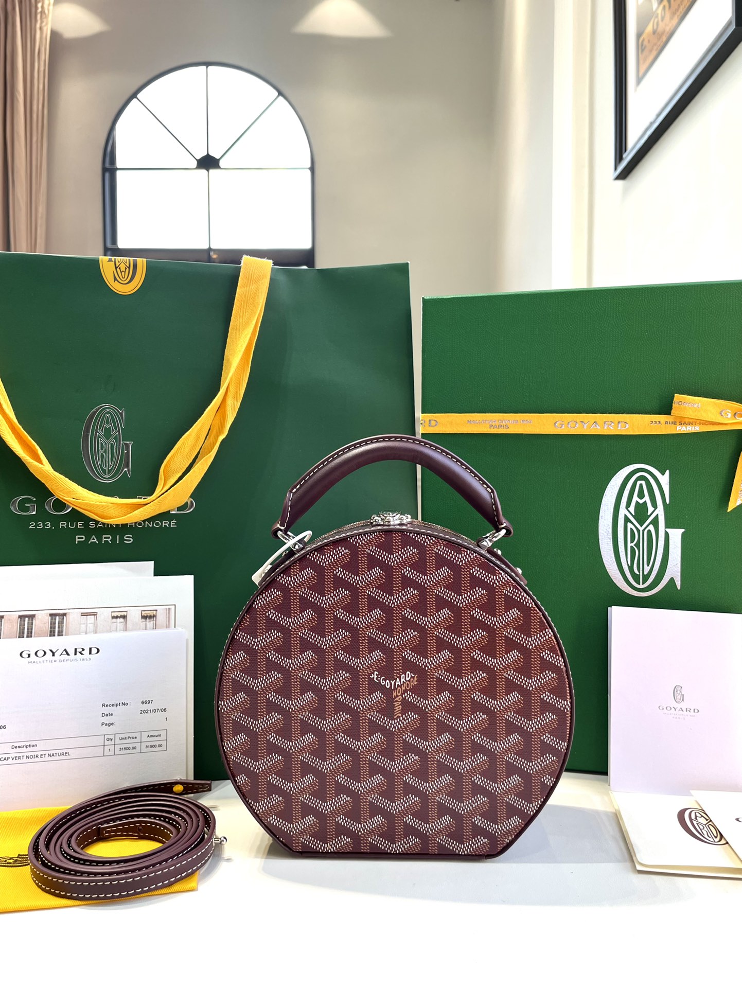 Goyard Jetblack Bag-16.5*7*18CM