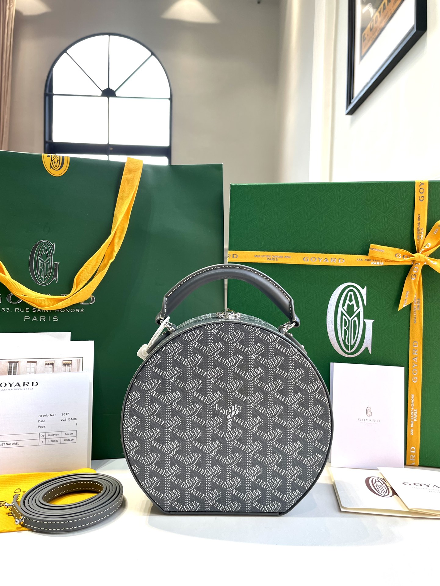 Goyard Jetblack Bag-16.5*7*18CM