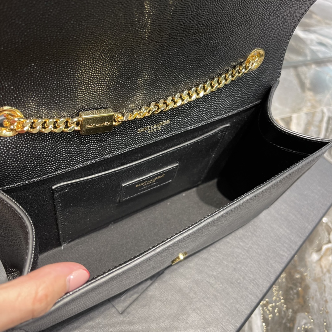 YSL Medium Kate Bags-Caviar-24*14.5*5.5CM