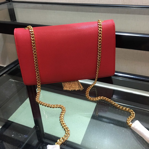 YSL Medium In Grain De Pouder Embossed Leather-24*14.5*5.5CM YSL Medium In Grain De Pouder Embossed Leather-24*14.5*5.5CM