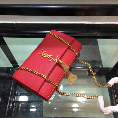 YSL Medium In Grain De Pouder Embossed Leather-24*14.5*5.5CM YSL Medium In Grain De Pouder Embossed Leather-24*14.5*5.5CM