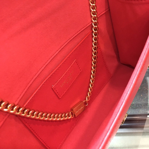 YSL Medium In Grain De Pouder Embossed Leather-24*14.5*5.5CM YSL Medium In Grain De Pouder Embossed Leather-24*14.5*5.5CM