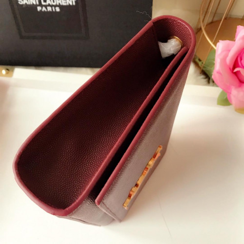 YSL Medium In Grain De Pouder Embossed Leather-24*14.5*5.5CM