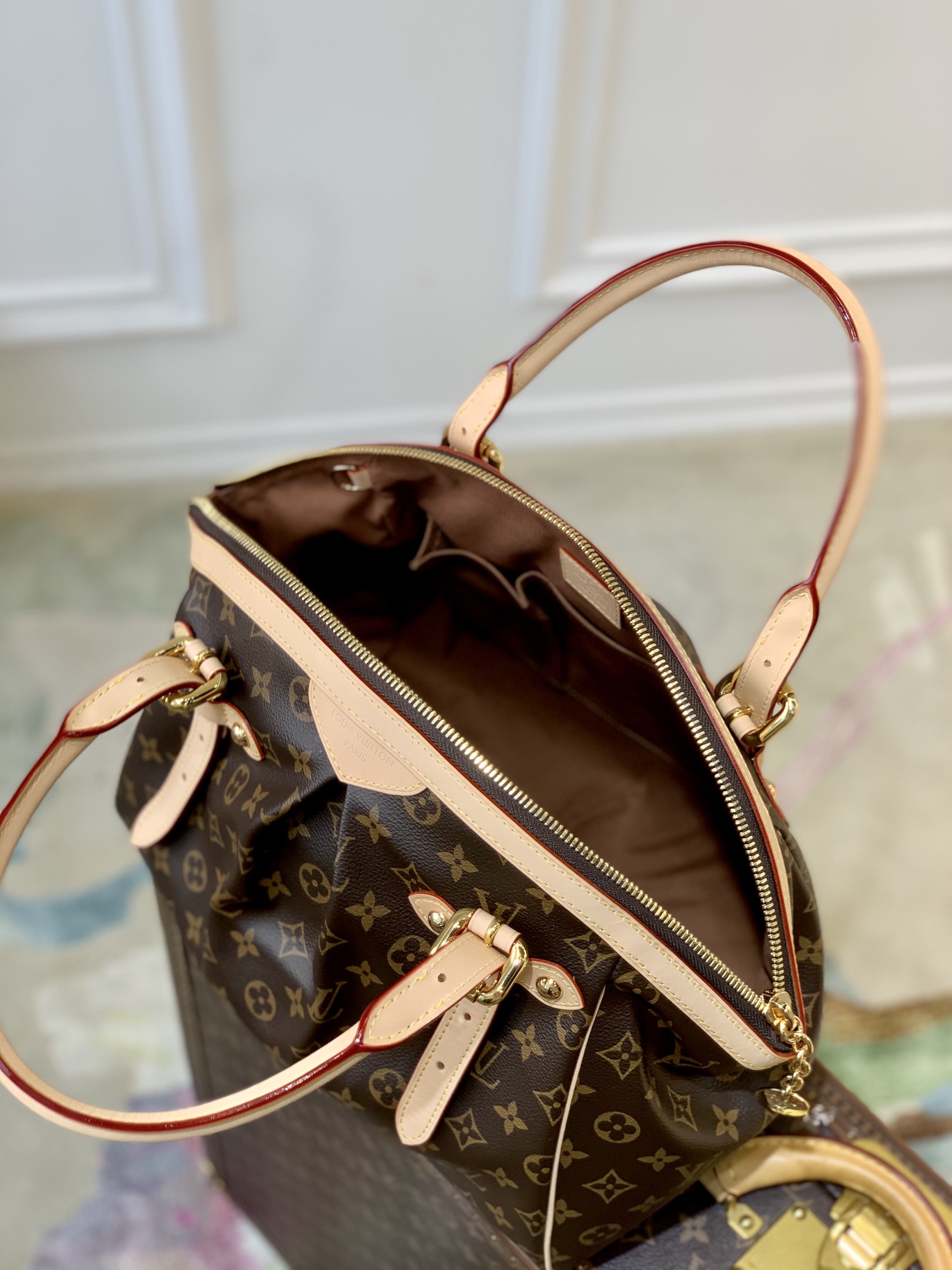 Louis Vuitton Bowling Tote-M40144-46*28*20CM