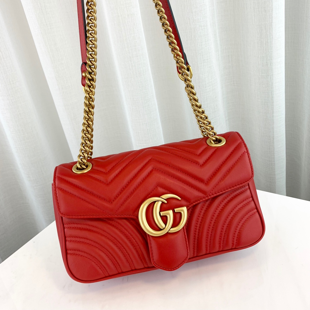 Gucci Marmont Bag-26*15*7CM Gucci Marmont Bag-26*15*7CM