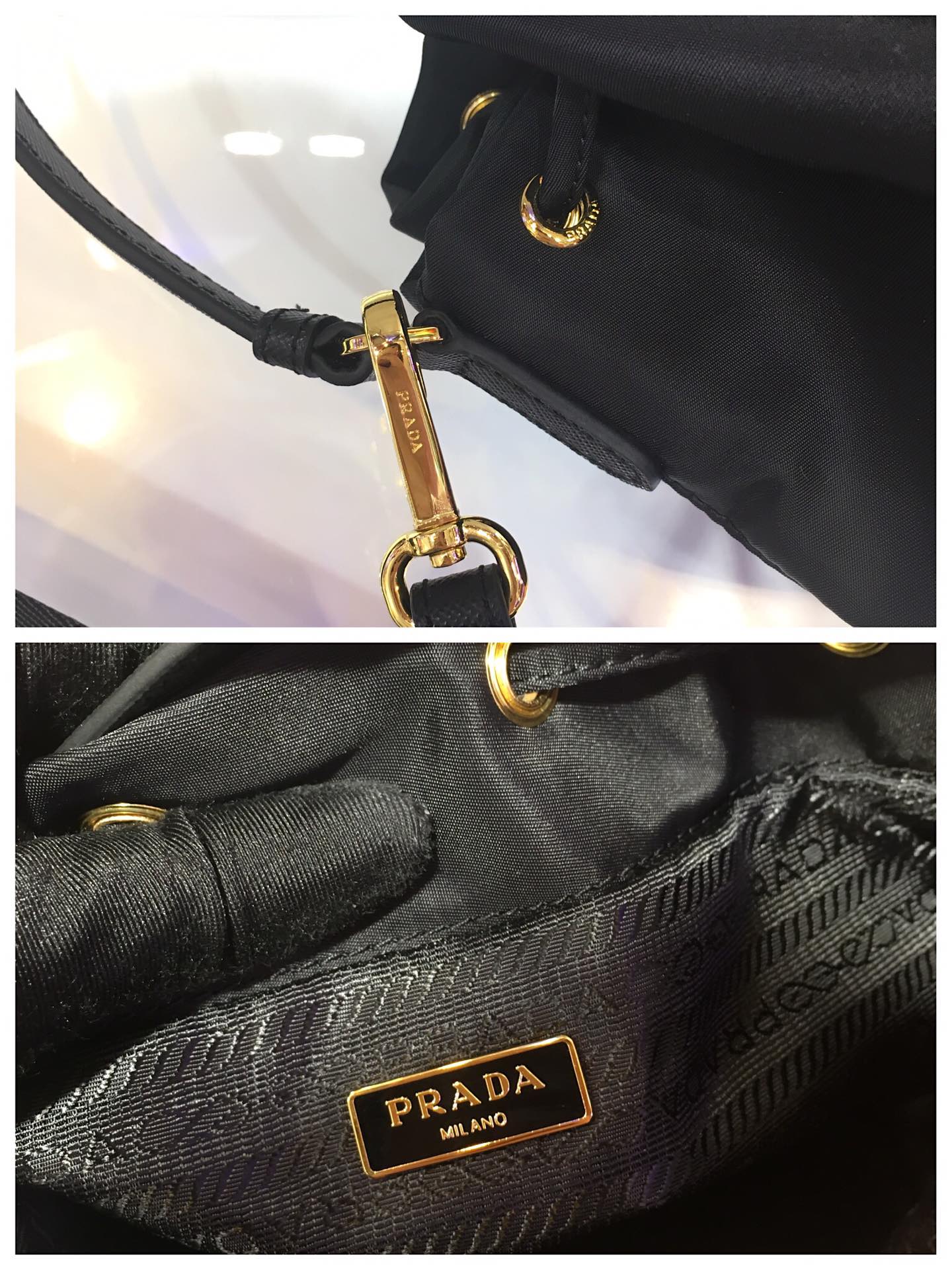 Prada Backpack 1BH097-26×20.5x13CM