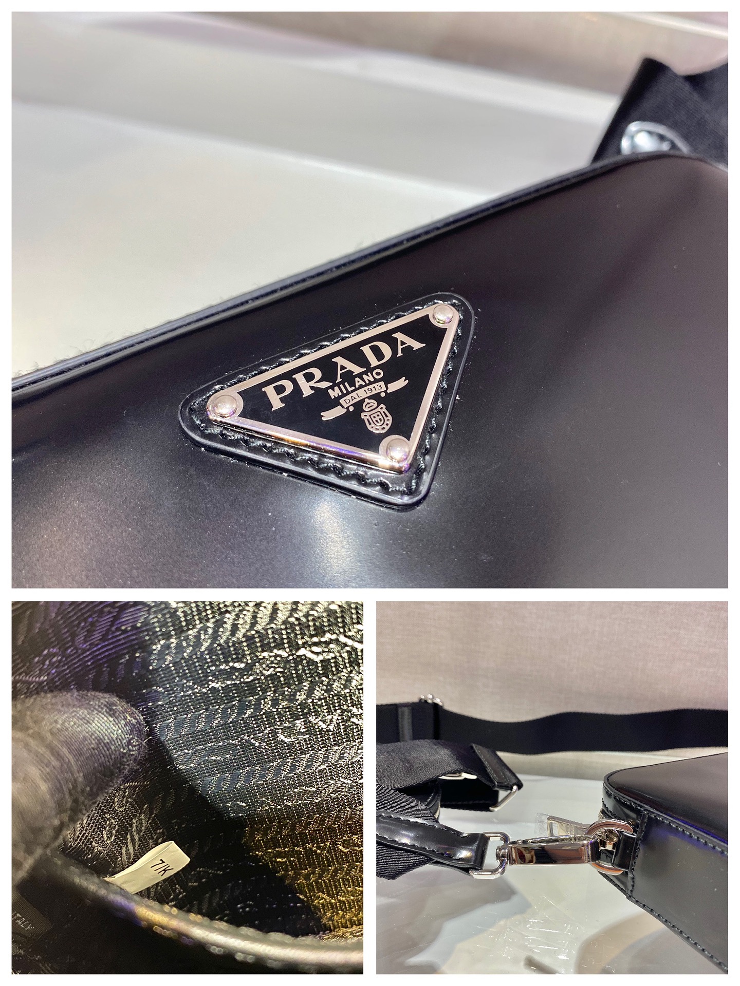 Prada Bag 1BH180-19.5*12.5*4.57CM Prada Bag 1BH180-19.5*12.5*4.57CM
