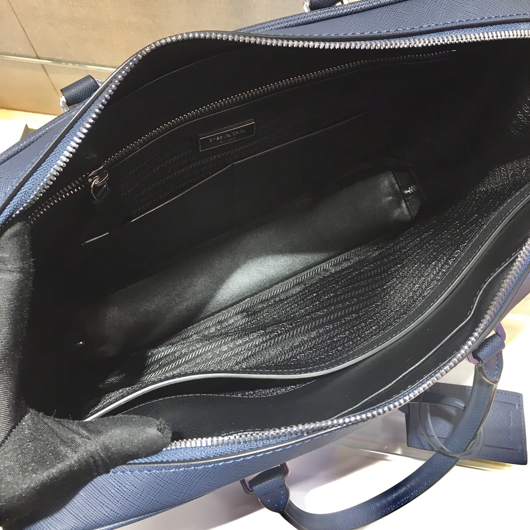 Prada Saffiano Top HandleBag-2VE011D-36*28*6.5CM Prada Saffiano Top HandleBag-2VE011D-36*28*6.5CM