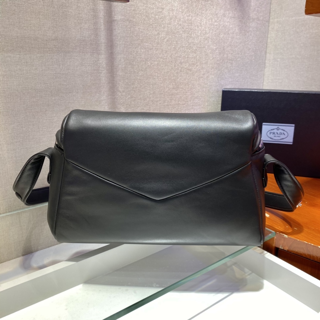 Prada Lambskin Shoulder Bag-1BC165-32*21*12CM Prada Lambskin Shoulder Bag-1BC165-32*21*12CM