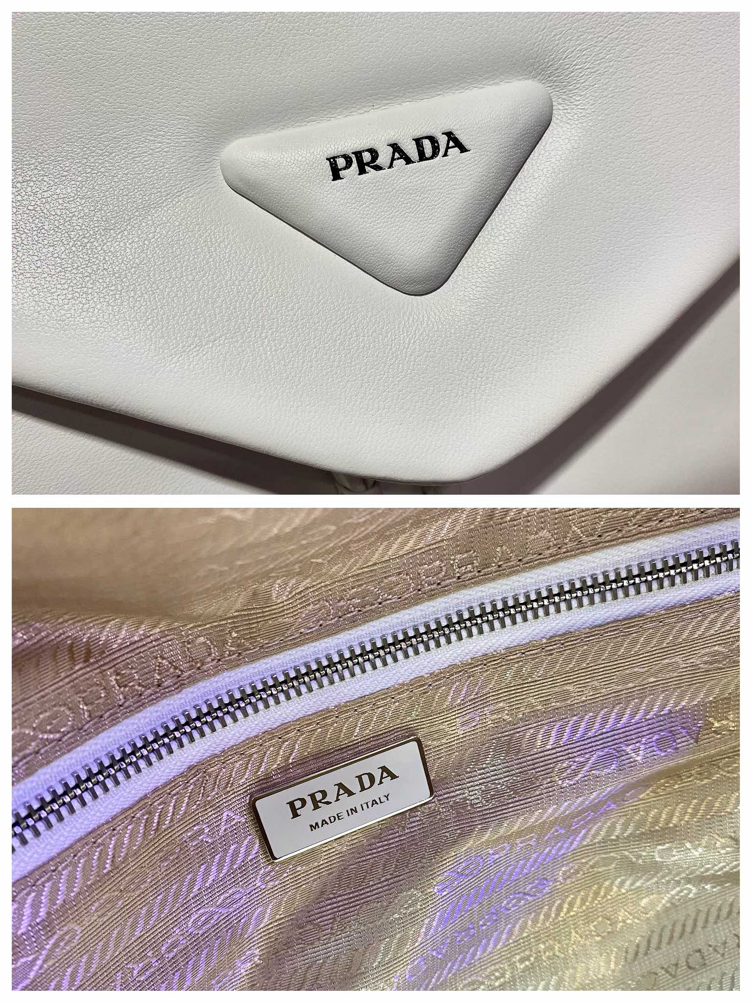 Prada Lambskin Shoulder Bag-1BC165-32*21*12CM Prada Lambskin Shoulder Bag-1BC165-32*21*12CM