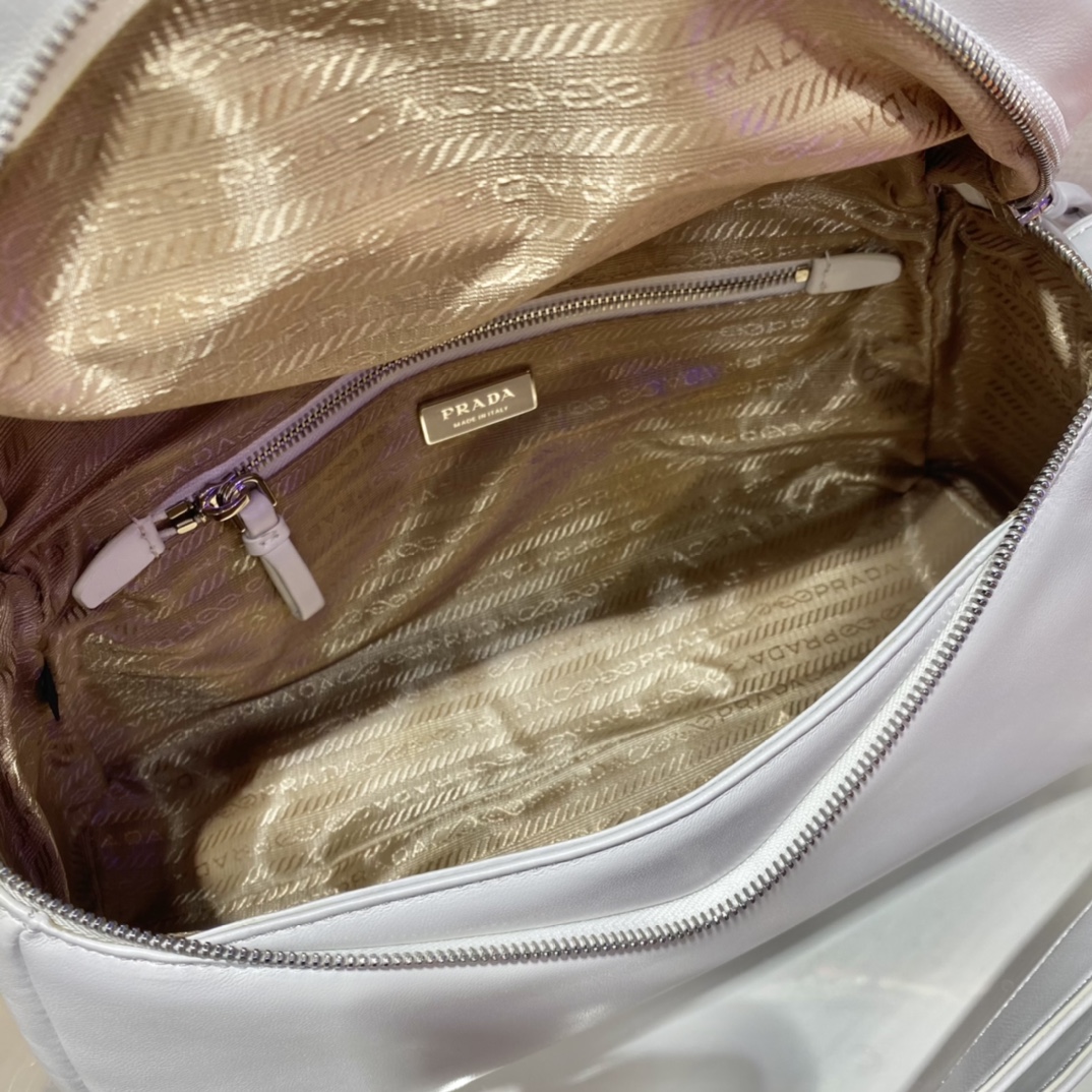 Prada Lambskin Shoulder Bag-1BC165-32*21*12CM Prada Lambskin Shoulder Bag-1BC165-32*21*12CM