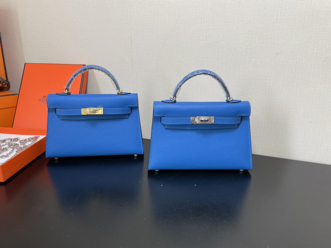 Hermes Kelly-Gold&Silver Hardware-19CM