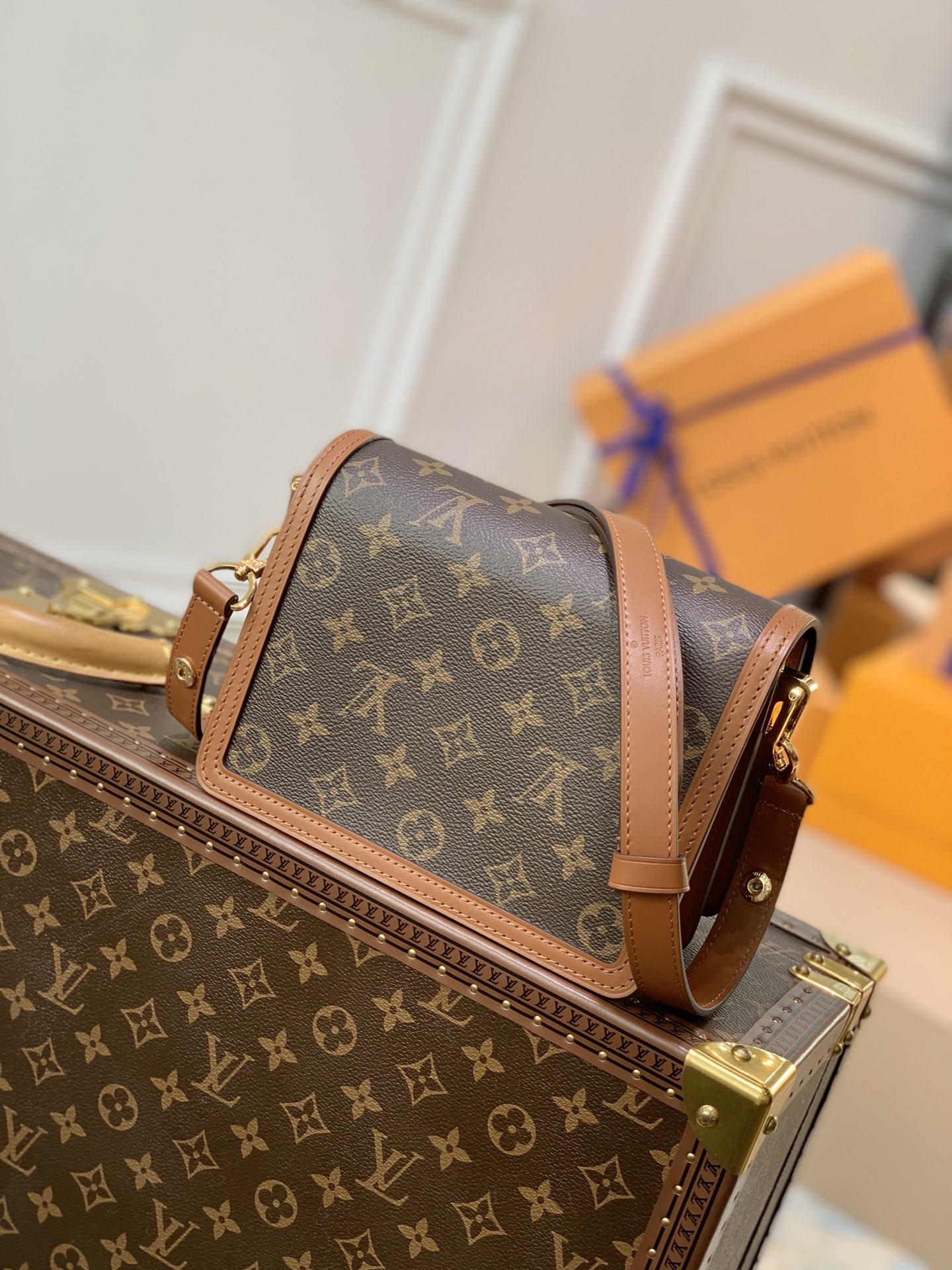Louis Vuitton Mini Dauphine Bag-20*15*9CM Louis Vuitton Mini Dauphine Bag-20*15*9CM
