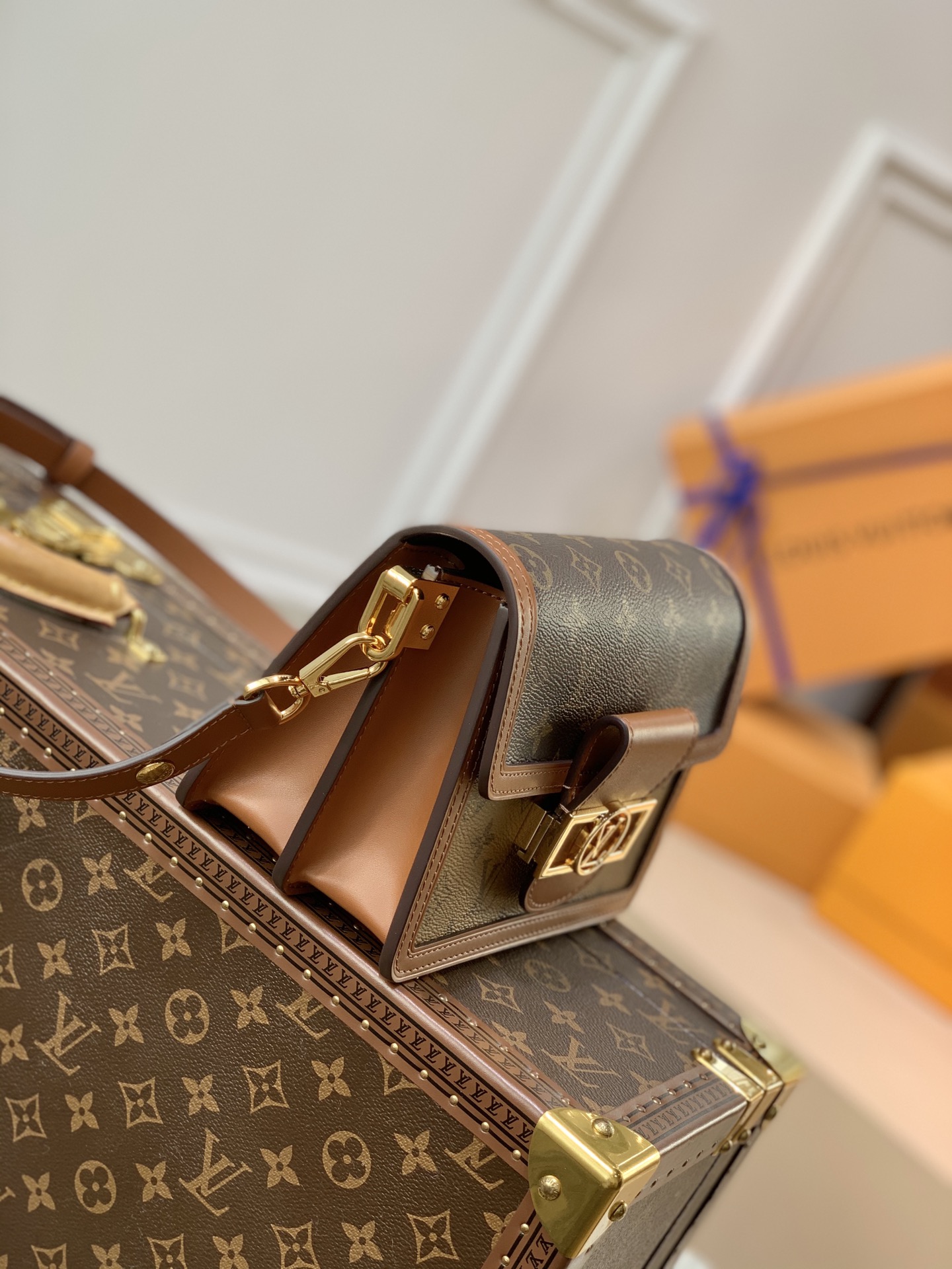 Louis Vuitton Mini Dauphine Bag-20*15*9CM Louis Vuitton Mini Dauphine Bag-20*15*9CM