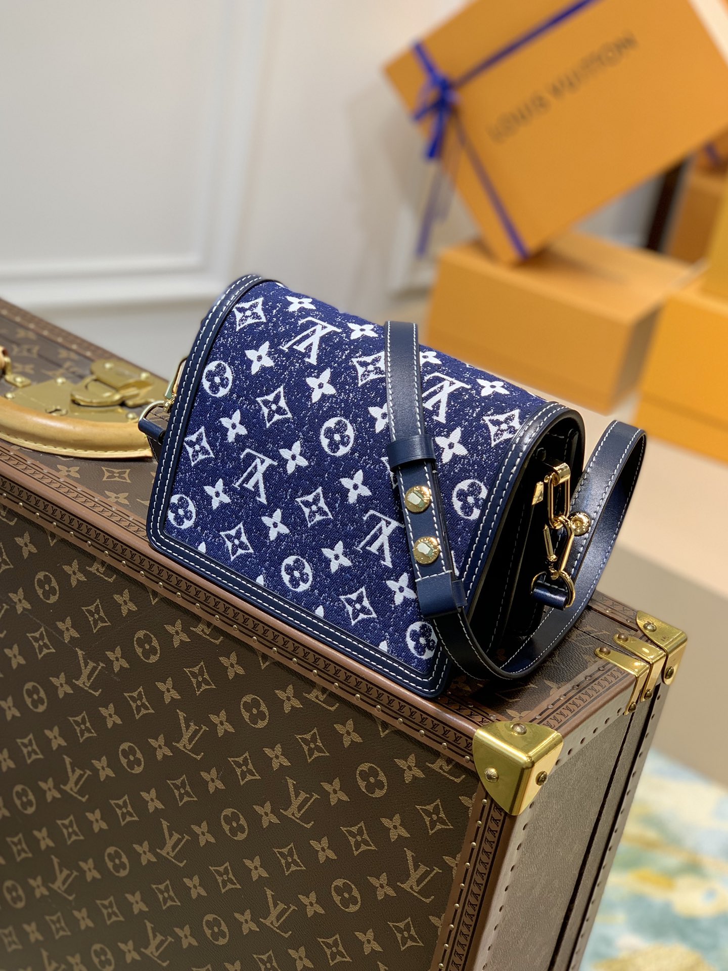 Louis Vuitton Mini Dauphine Bag-20*15*9CM Louis Vuitton Mini Dauphine Bag-20*15*9CM