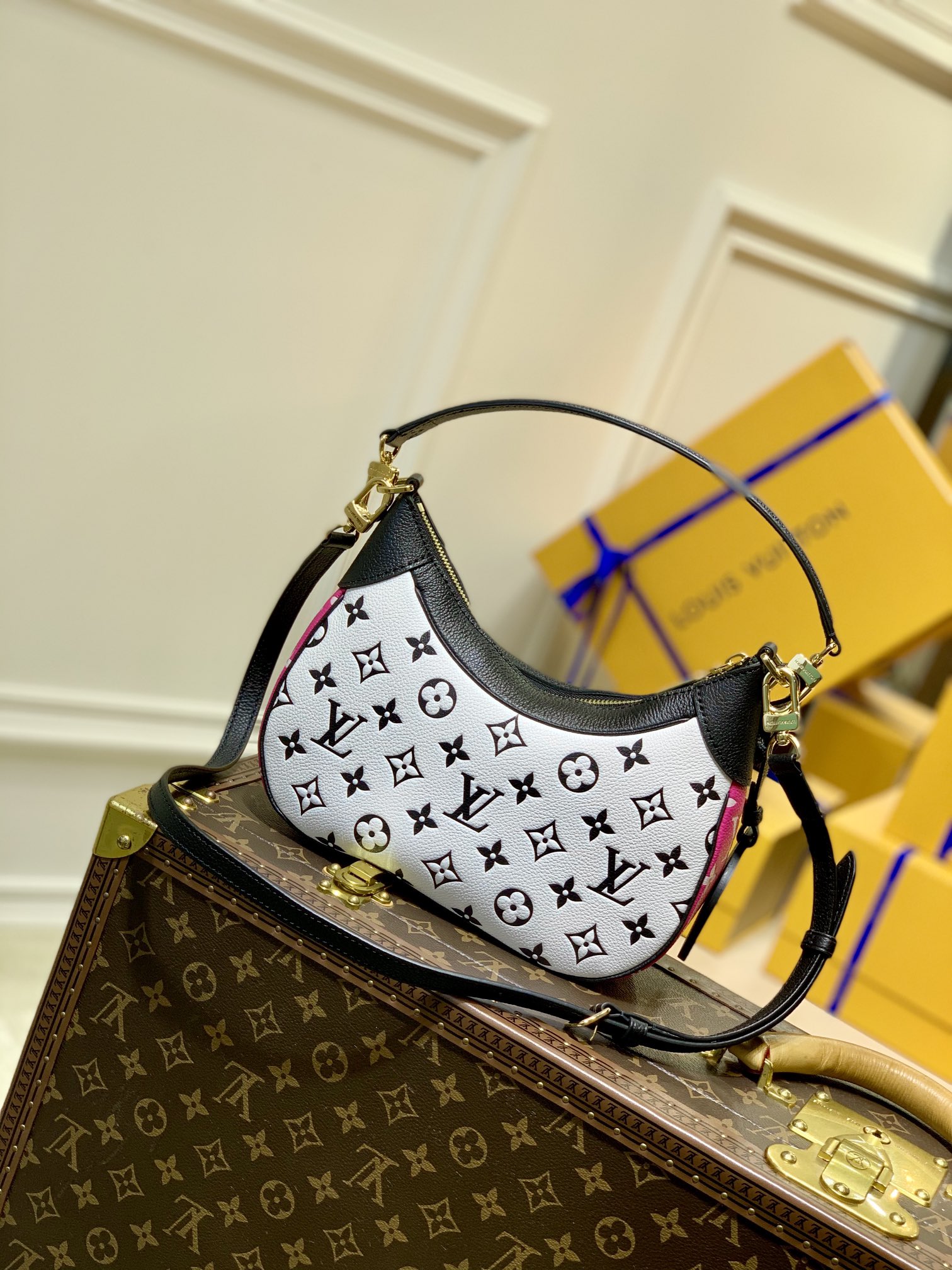 Louis Vuitton Bagatelle Handbags-M46112-22*14*9CM