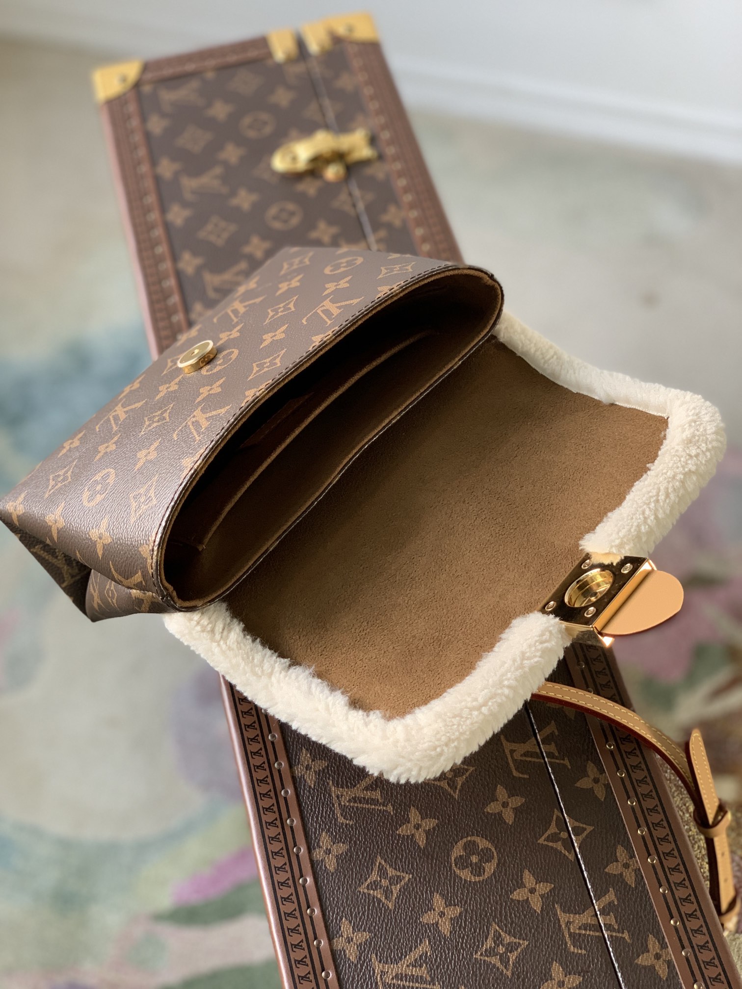 Louis Vuitton Locky BB Bag -21* 17.0*8CM Louis Vuitton Locky BB Bag -21* 17.0*8CM