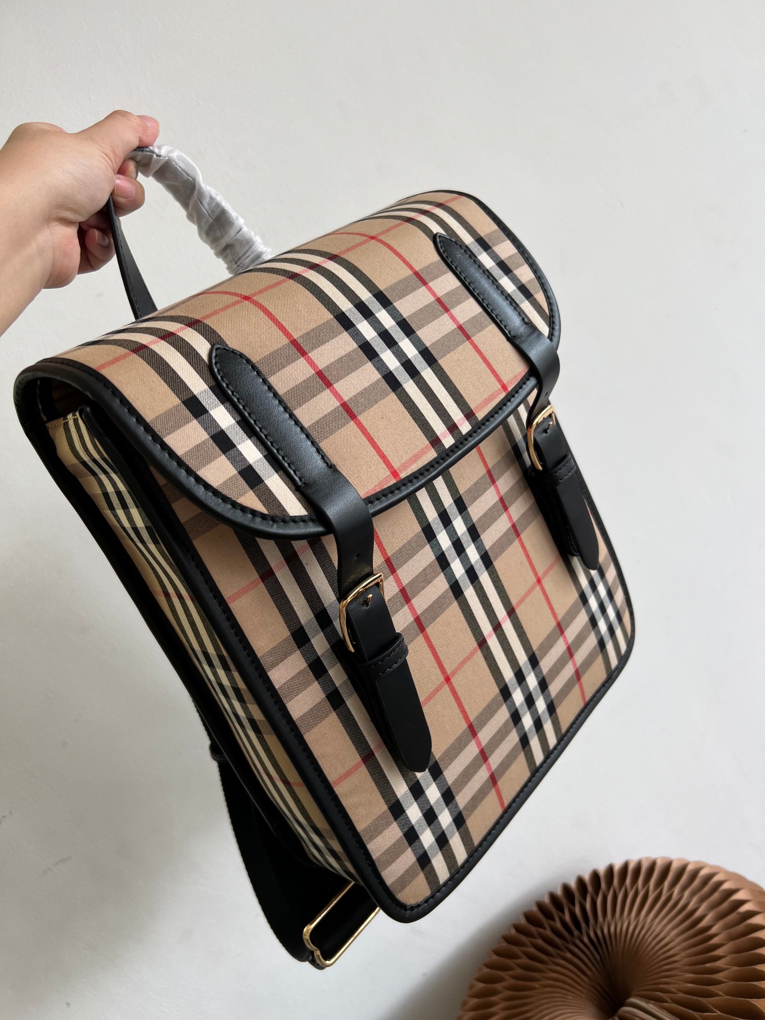 Burberry ECconyl Vintage Backpack-26*9*30CM
