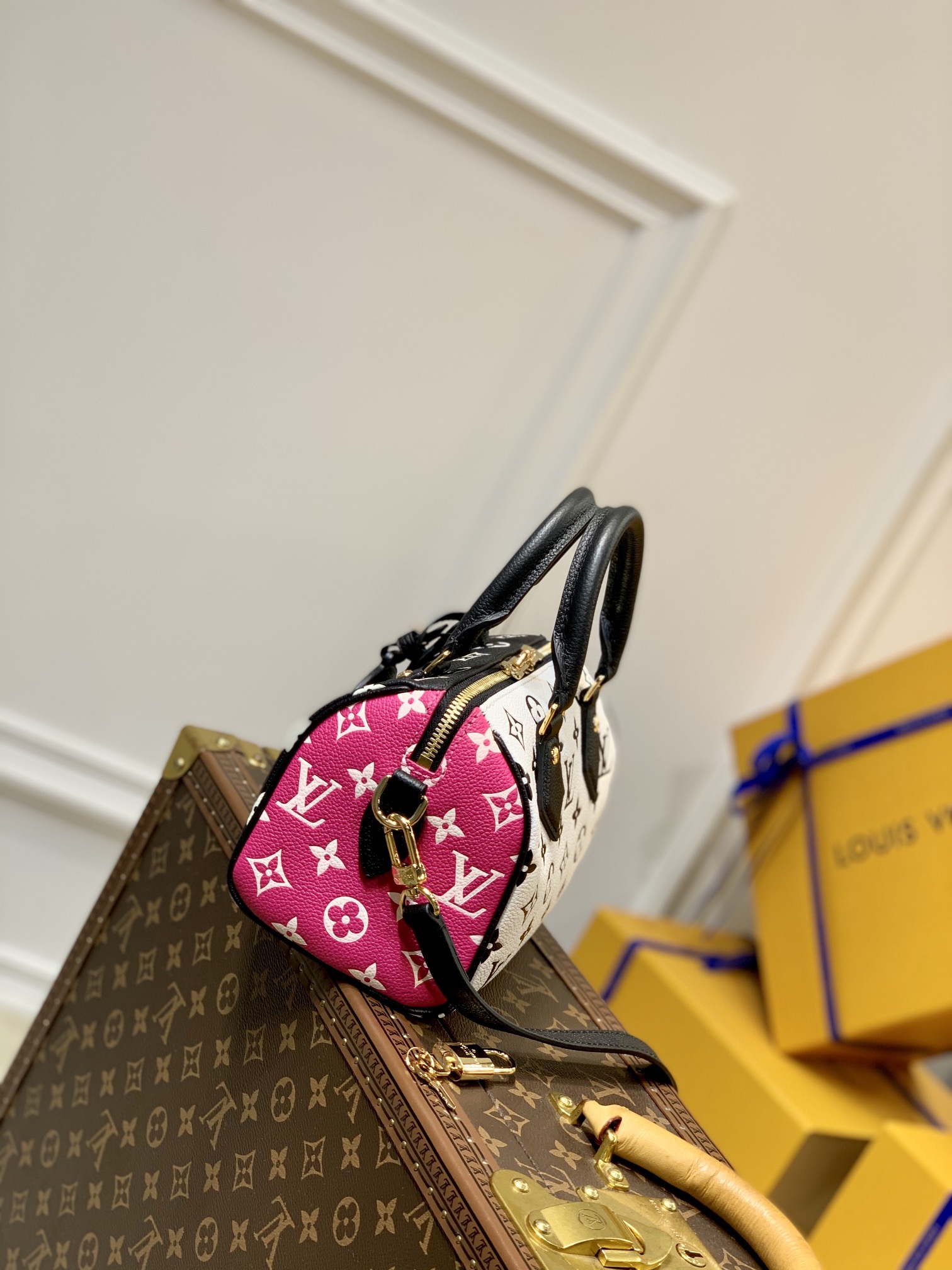 Louis Vuitton Speedy Bandoulière 20 -M46088-20*13.5*12CM