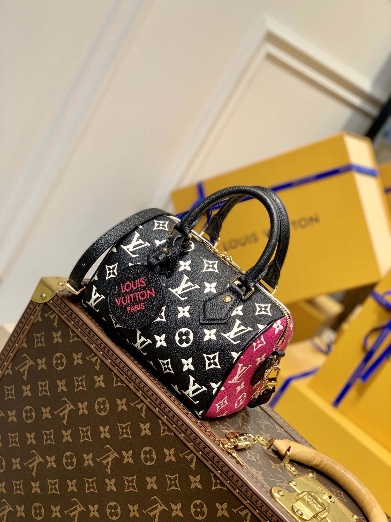 Louis Vuitton Speedy Bandoulière 20 -M46088-20*13.5*12CM