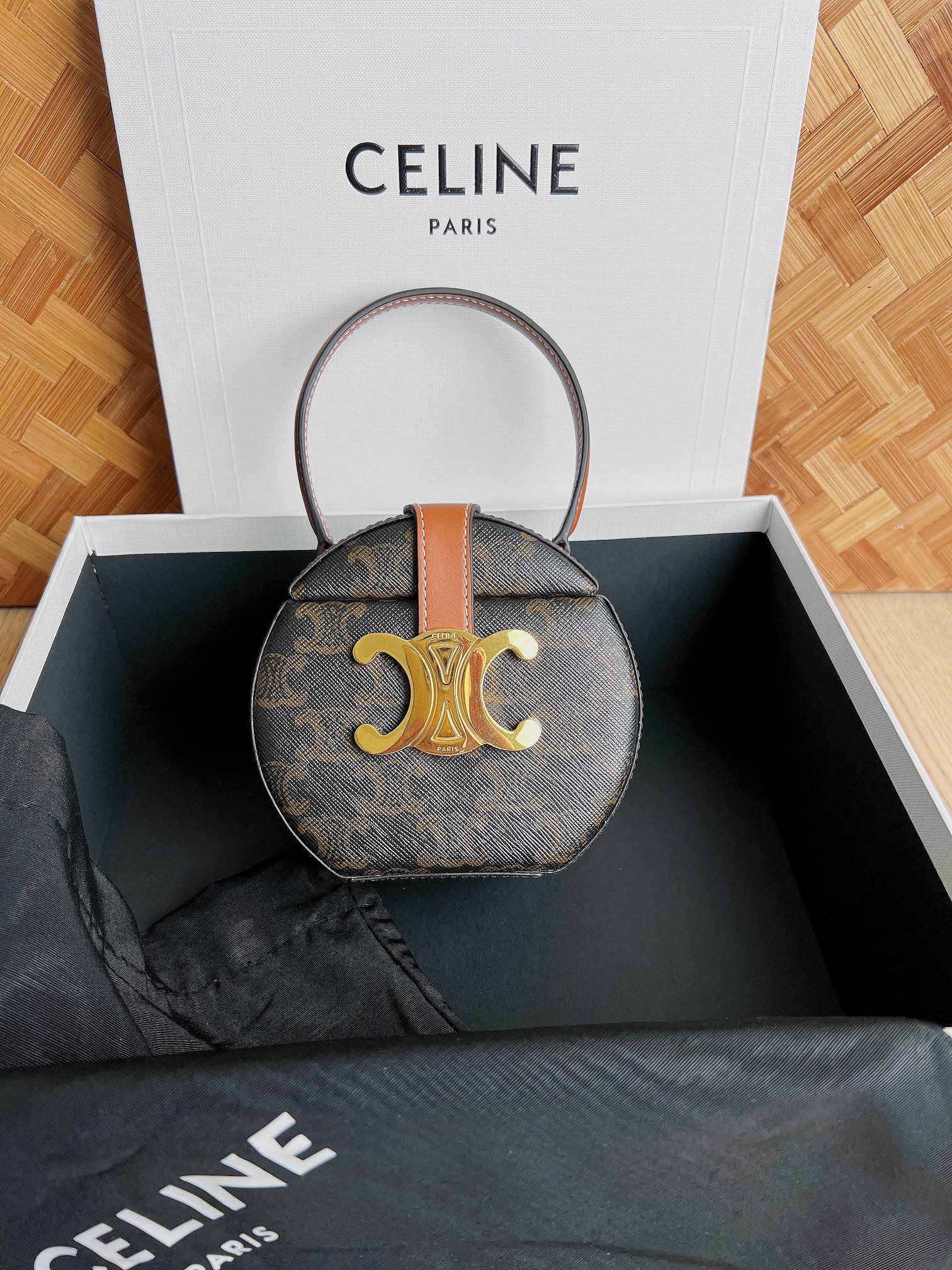 Celina Cubic Box Bag-12.5×11.5×9CM