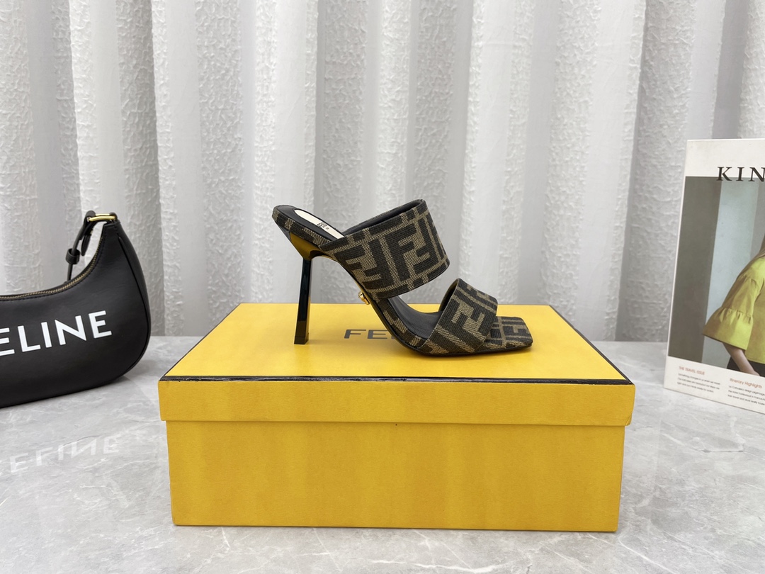 Versace&Fendi 2022SS Sandals-10CM(EU35-41)