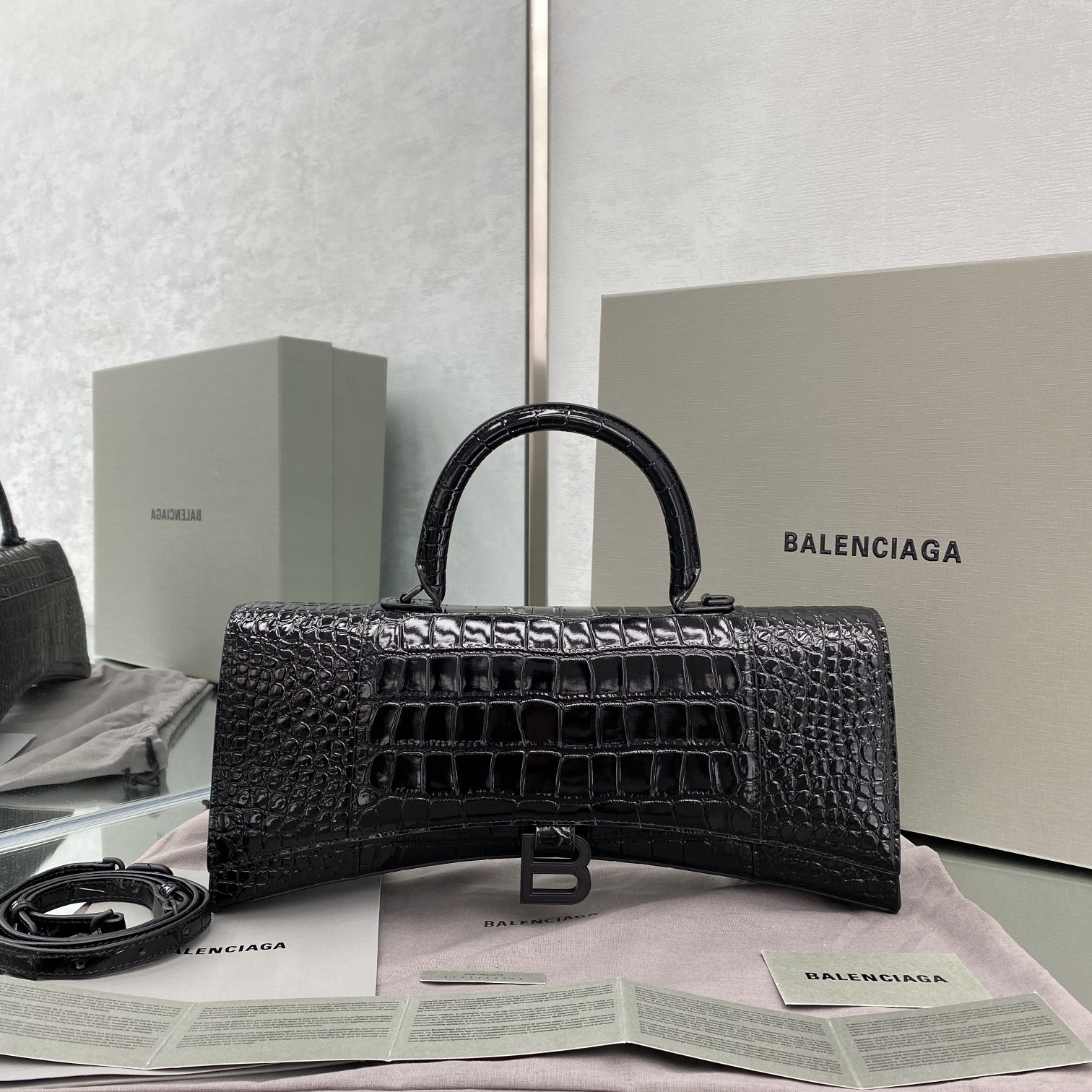 Balenciaga Hourglass Bag-6*15*35CM