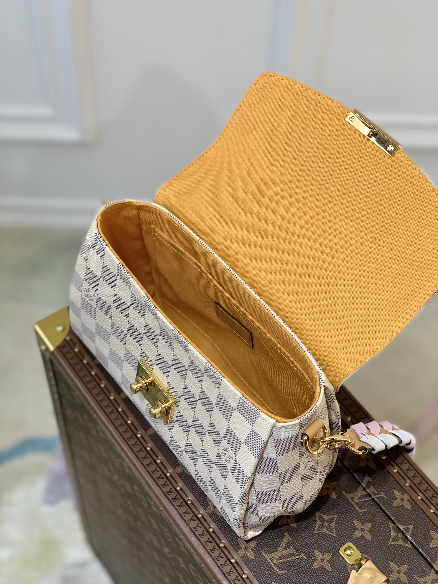 Louis Vuitton Croisette-N50053-25*24*5CM Louis Vuitton Croisette-N50053-25*24*5CM