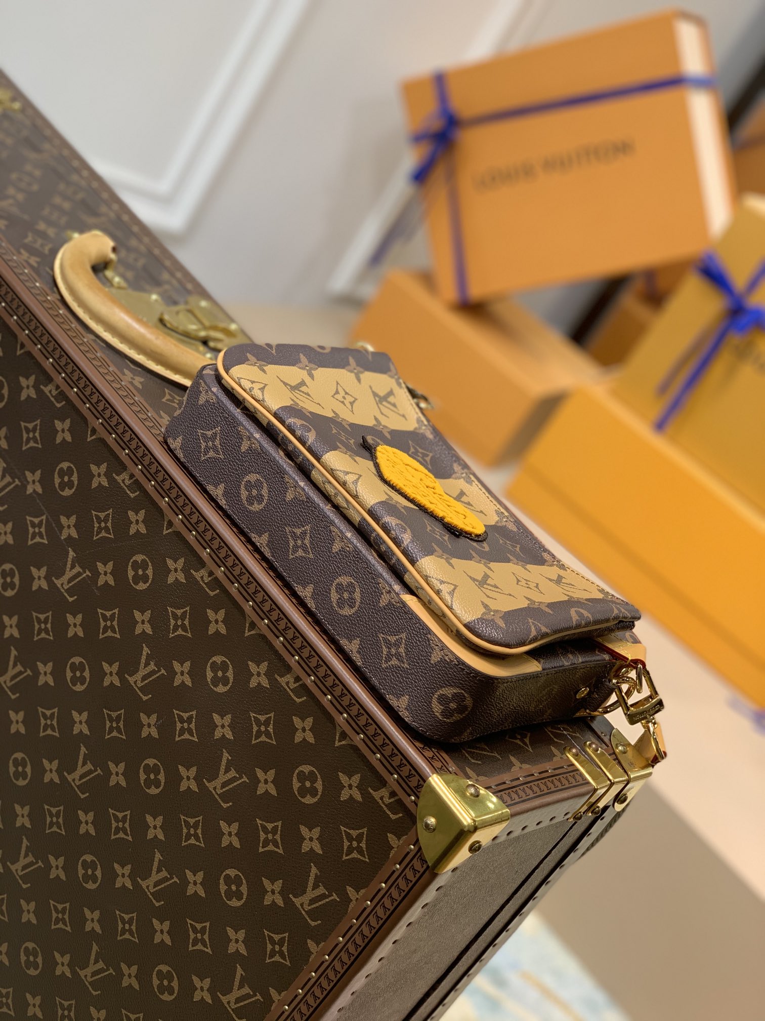 Louis Vuitton Trio Handbags-M45965-25*18.5*7CM