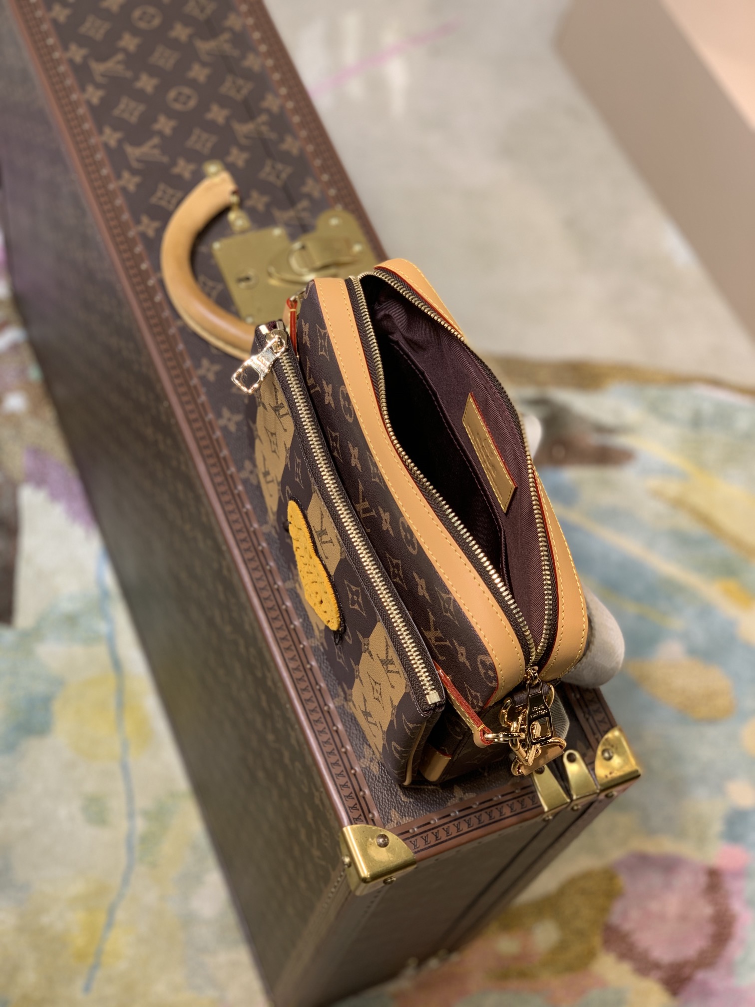 Louis Vuitton Trio Handbags-M45965-25*18.5*7CM